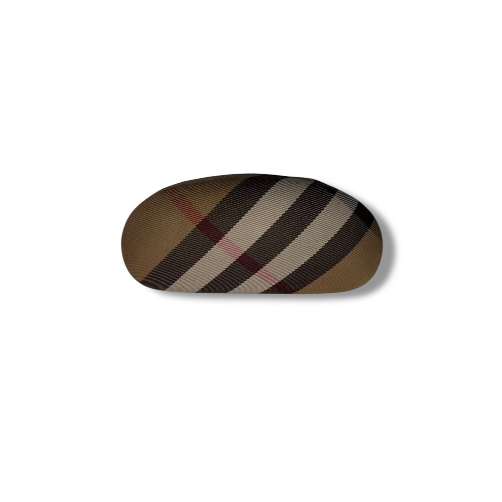 Burberry Eyeglasses Case Beige Nova Check Travel Storage Accessory